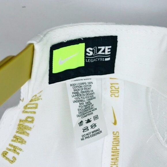 New! Nike Baylor Bears 2021 NCAA Basketball National Champions Adjustable Hat - Picture 13 of 13